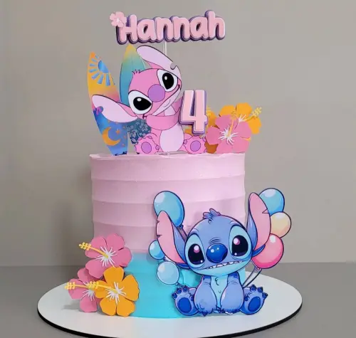 Arquivo de corte topo de bolo Stitch