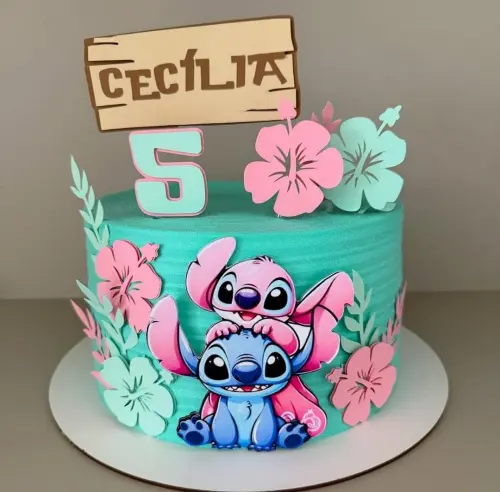 Arquivo de corte topo de bolo Stitch