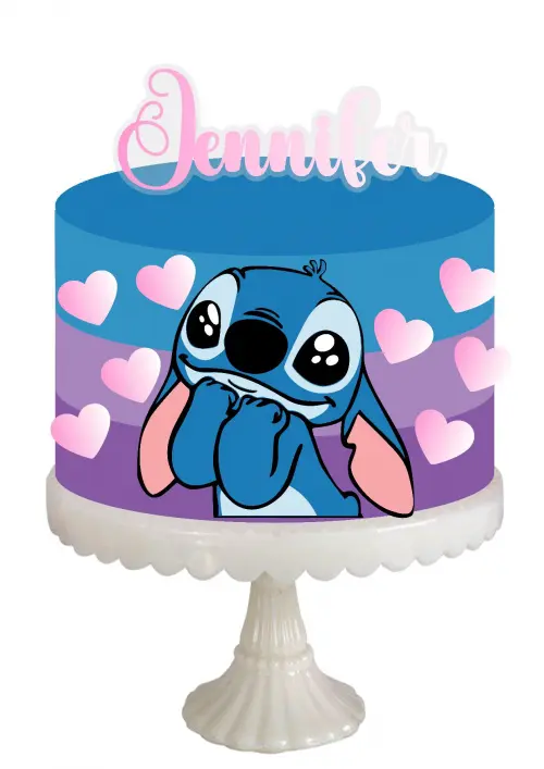 Arquivo de corte topo de bolo Stitch