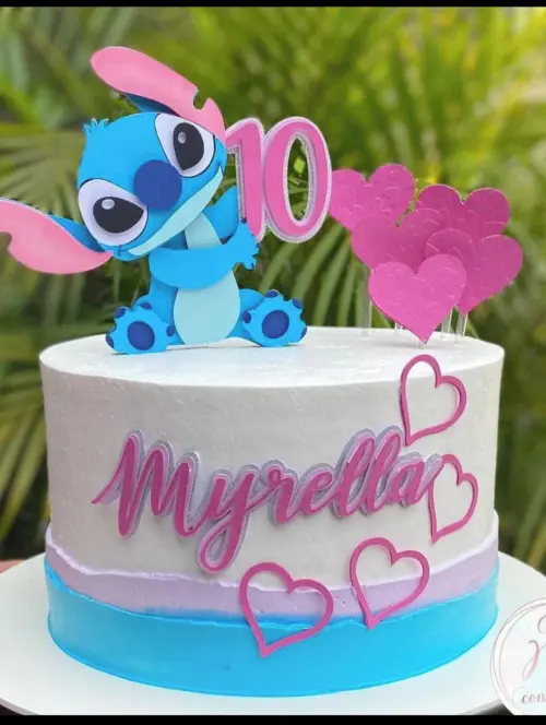 Arquivo de corte topo de bolo Stitch