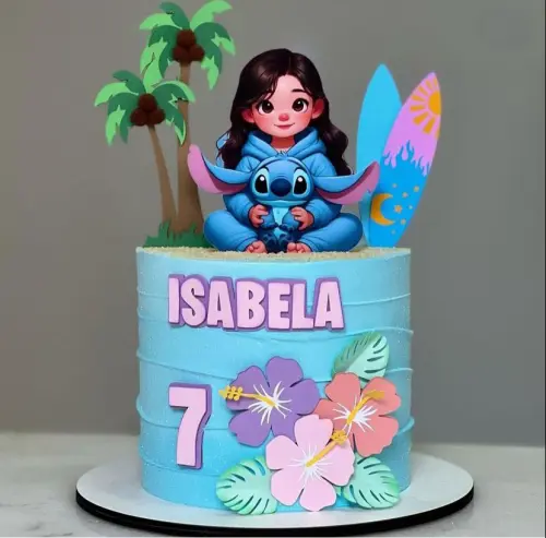 Arquivo de corte topo de bolo Stitch