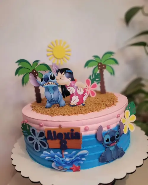 Arquivo de corte topo de bolo Stitch