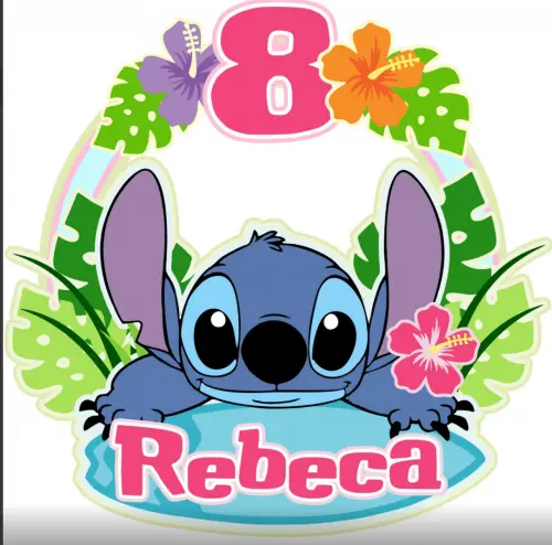 Arquivo de corte topo de bolo Stitch