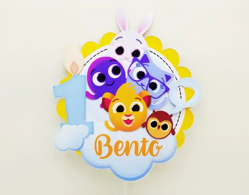 Arquivo de corte topo de bolo Bolofofo