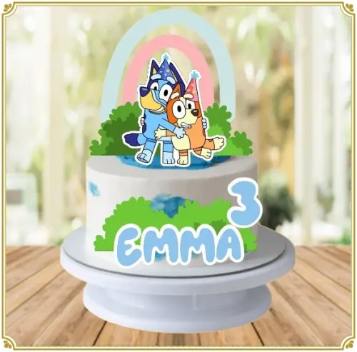 Arquivo de corte Topo de Bolo Bluey