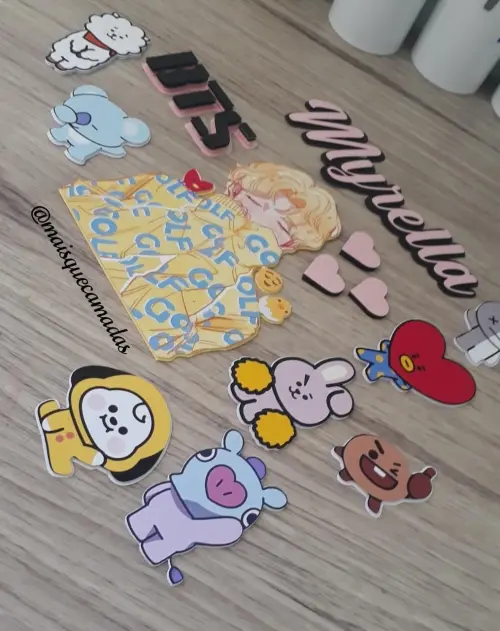 Arquivo de corte topo de bolo BTS