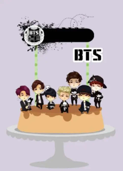 Arquivo de corte topo de bolo BTS