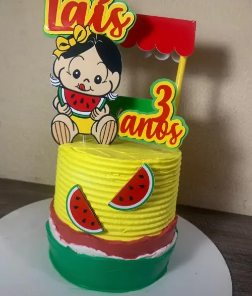 Arquivo de corte topo de bolo Magali