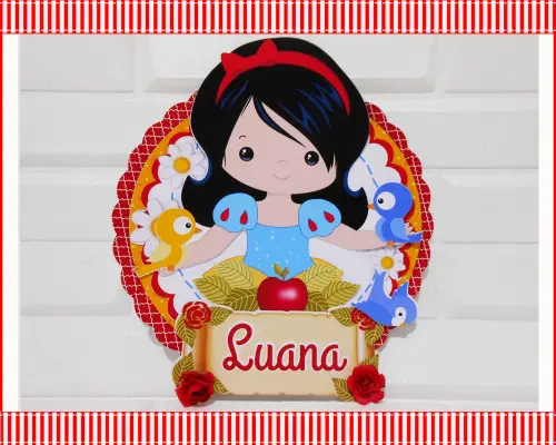 Arquivo de corte topo de bolo Branca de Neve