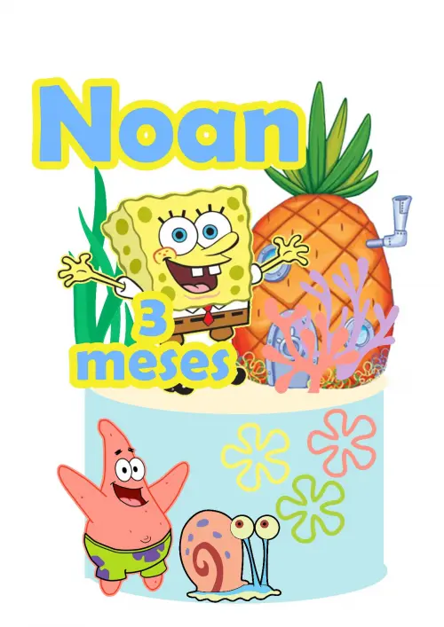 Arquivo de corte topo de bolo Bob Esponja