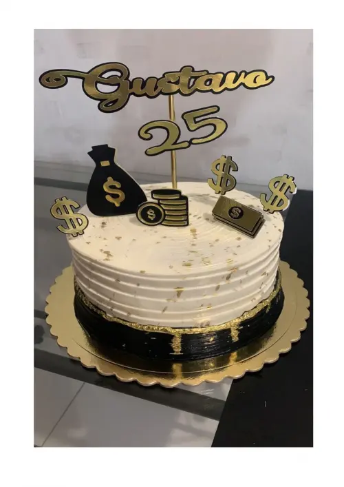 Arquivo de corte topo de bolo Dinheiro