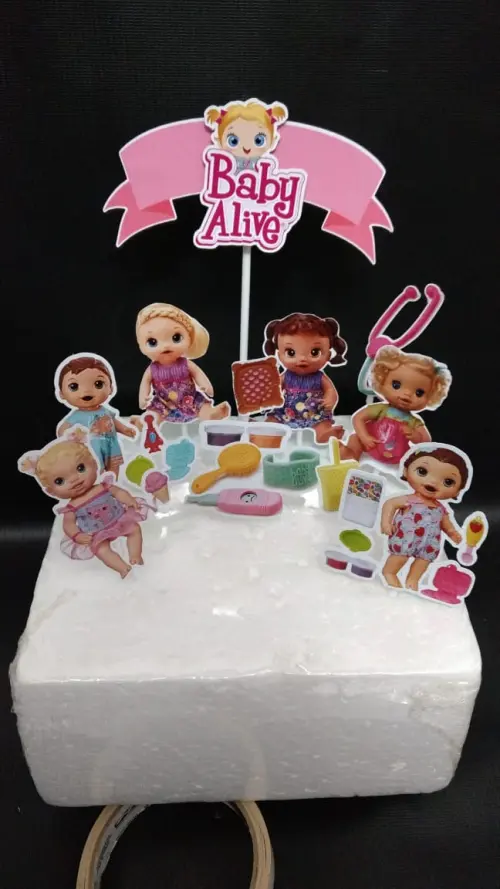 Arquivo de corte topo de bolo Baby Alive