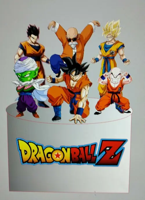 Arquivo de corte topo de bolo Dragon Ball Z
