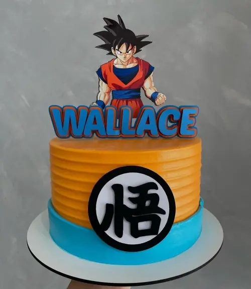 Arquivo de corte topo de bolo Dragon Ball Z