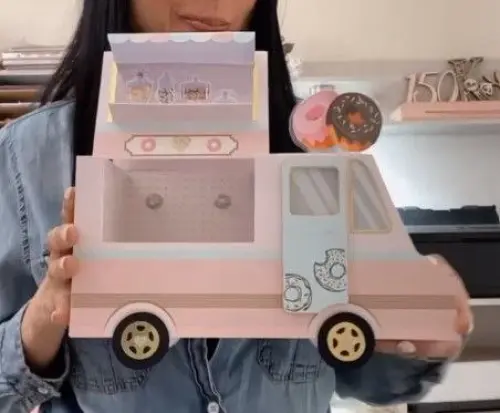 Arquivo de corte topo de bolo Donuts