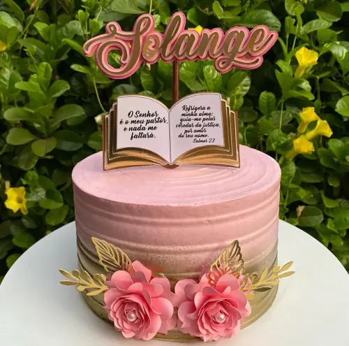 Arquivo de corte Topo de Bolo Biblia