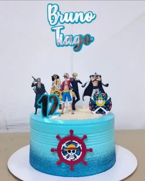 Arquivo de corte topo de bolo One Piece