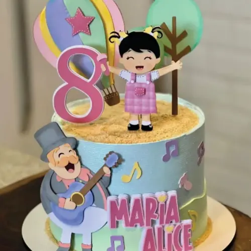 Arquivo de corte topo de bolo Mundo Bita