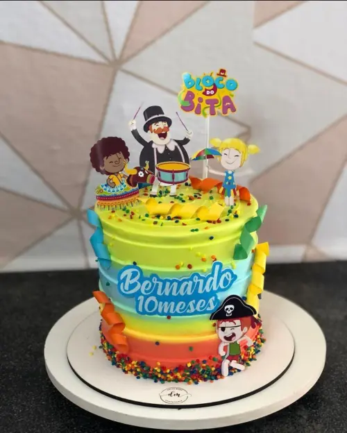 Arquivo de corte topo de bolo Mundo Bita