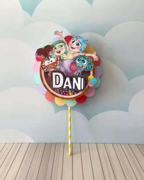 Arquivo de corte topo de bolo Divertidamente