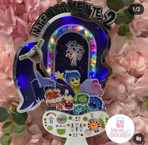 Arquivo de corte topo de bolo Divertidamente