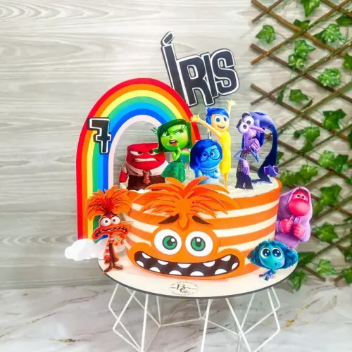 Arquivo de corte topo de bolo Divertidamente