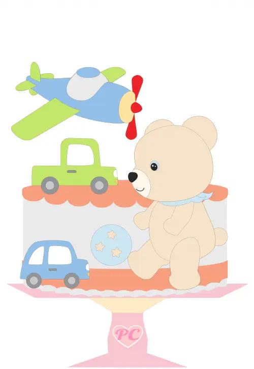 Arquivo de corte topo de bolo brinquedos