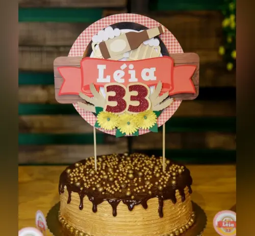 Arquivo de corte topo de bolo Boteco