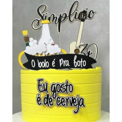 Arquivo de corte topo de bolo Boteco