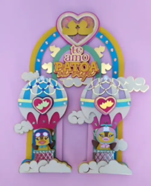 Arquivo de corte topo de bolo patinho