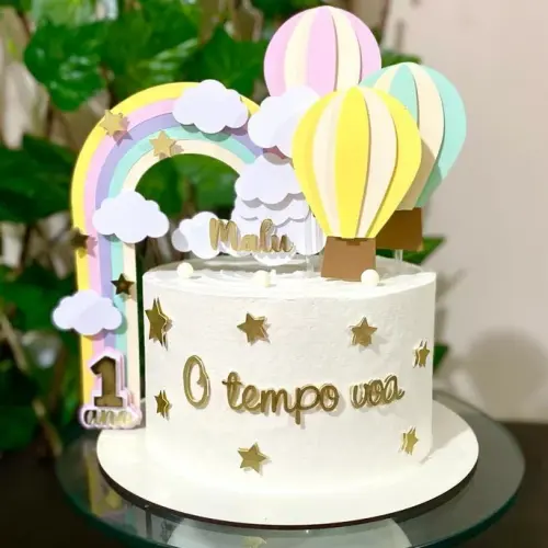 Arquivo de corte topo de bolo Balão