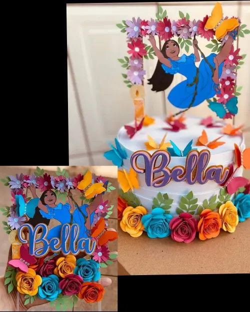 Arquivo de corte topo de bolo Encanto