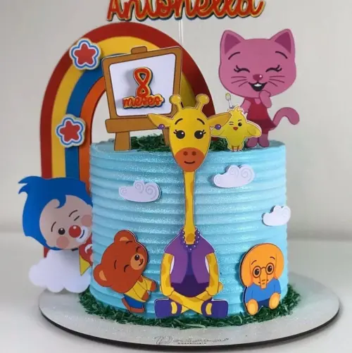 Arquivo de corte topo de bolo Plim plim