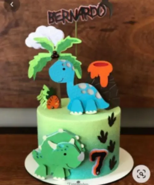 Arquivo de corte topo de bolo Dinossauro