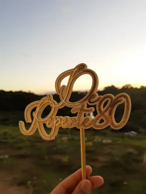 Arquivo de corte topo de bolo de repente 30