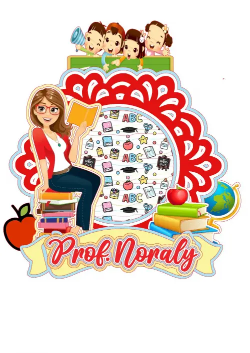 Arquivo de corte Topo de Bolo Professora