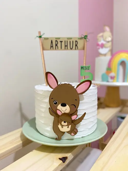 Arquivo de corte topo de bolo Canguru