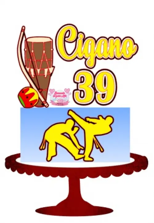 Arquivo de corte topo de bolo Capoeira