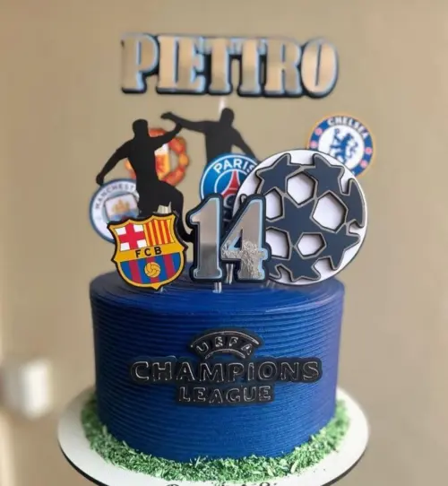 Arquivo de corte topo de bolo Champions League