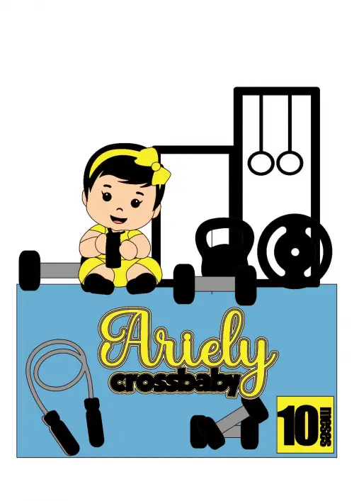 Arquivo de Corte Topo de Bolo Cross fit