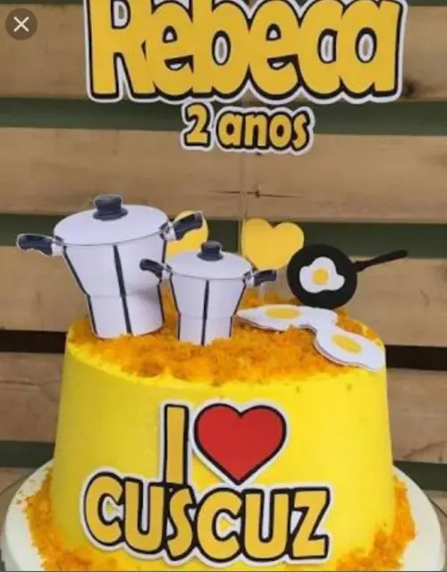 Arquivo de corte topo de bolo Cuscuz