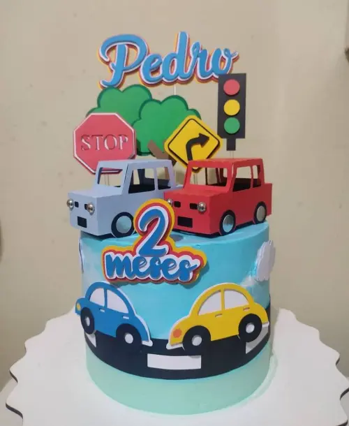 Arquivo de corte topo de bolo Carrinho