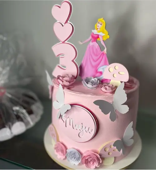 Arquivo de corte topo de bolo A Bela Adormecida