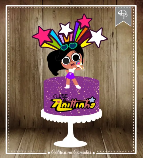 Arquivo de corte topo de bolo Anitinha