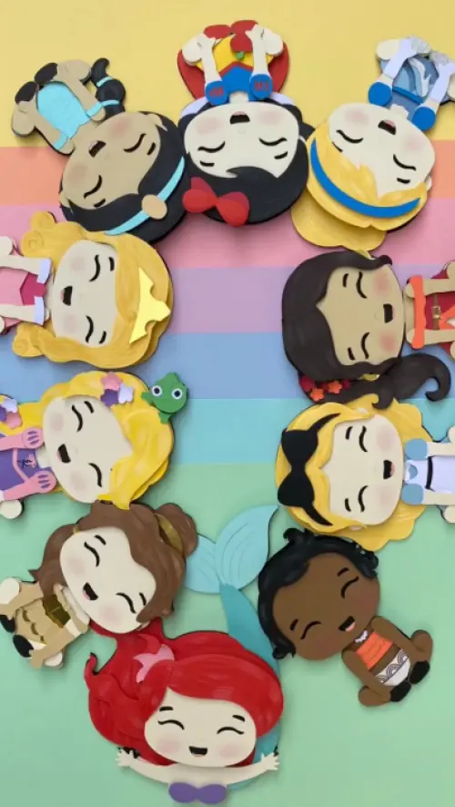 Arquivo de corte topo de bolo princesas