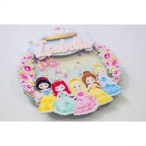 Arquivo de corte topo de bolo princesas