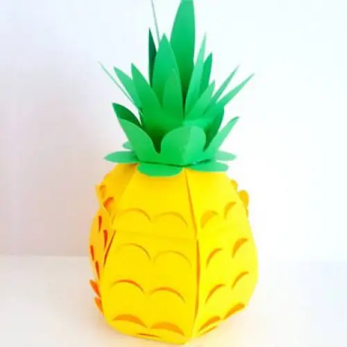 Arquivo de corte topo de bolo Abacaxi