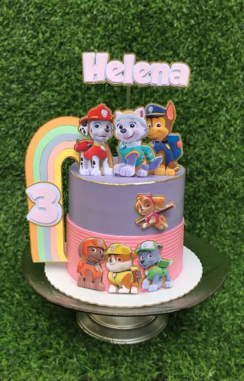 Arquivo de corte topo de bolo Patrulha Canina