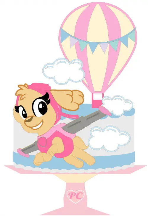 Arquivo de corte topo de bolo Patrulha Canina