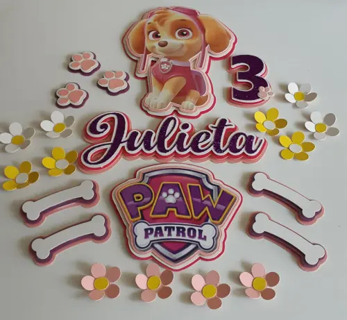 Arquivo de corte topo de bolo Patrulha Canina